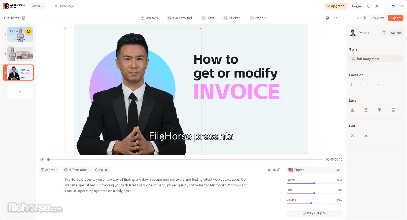Wondershare Virbo Screenshot 05