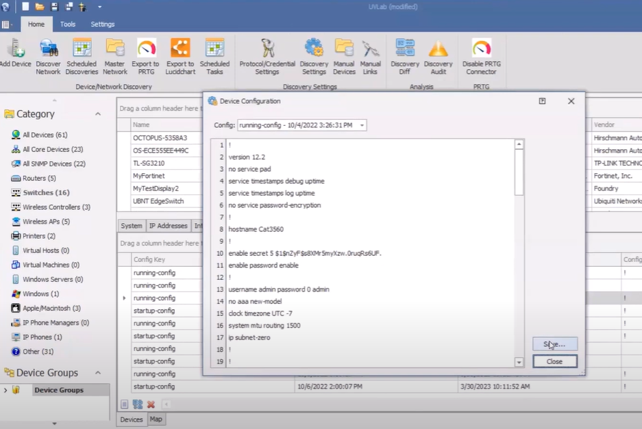 Configuration Backup For Switches Routers And Firewalls
