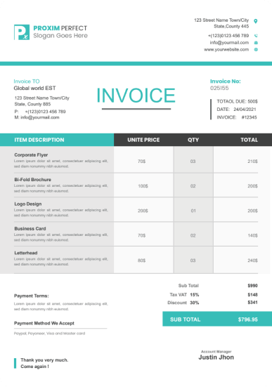 Free Invoice Template