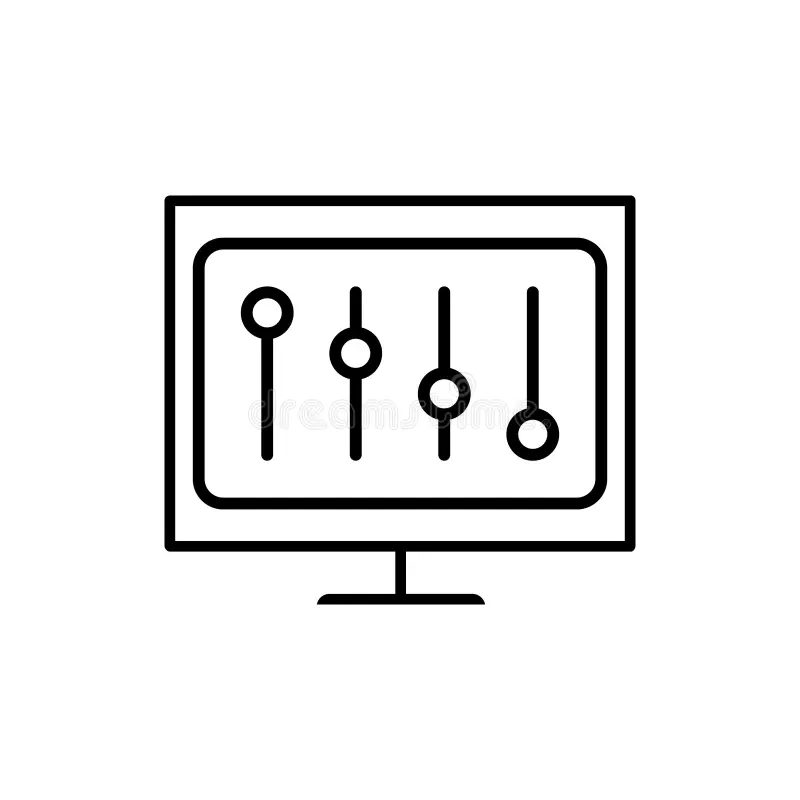 Settings Icon Vector Options Illustration Sign Adjustment Symbol Control Logo Settings Icon Vector Options Illustration Sign 267486768
