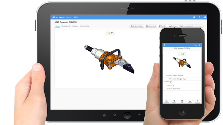 SOLIDWORKS PDM All Devices