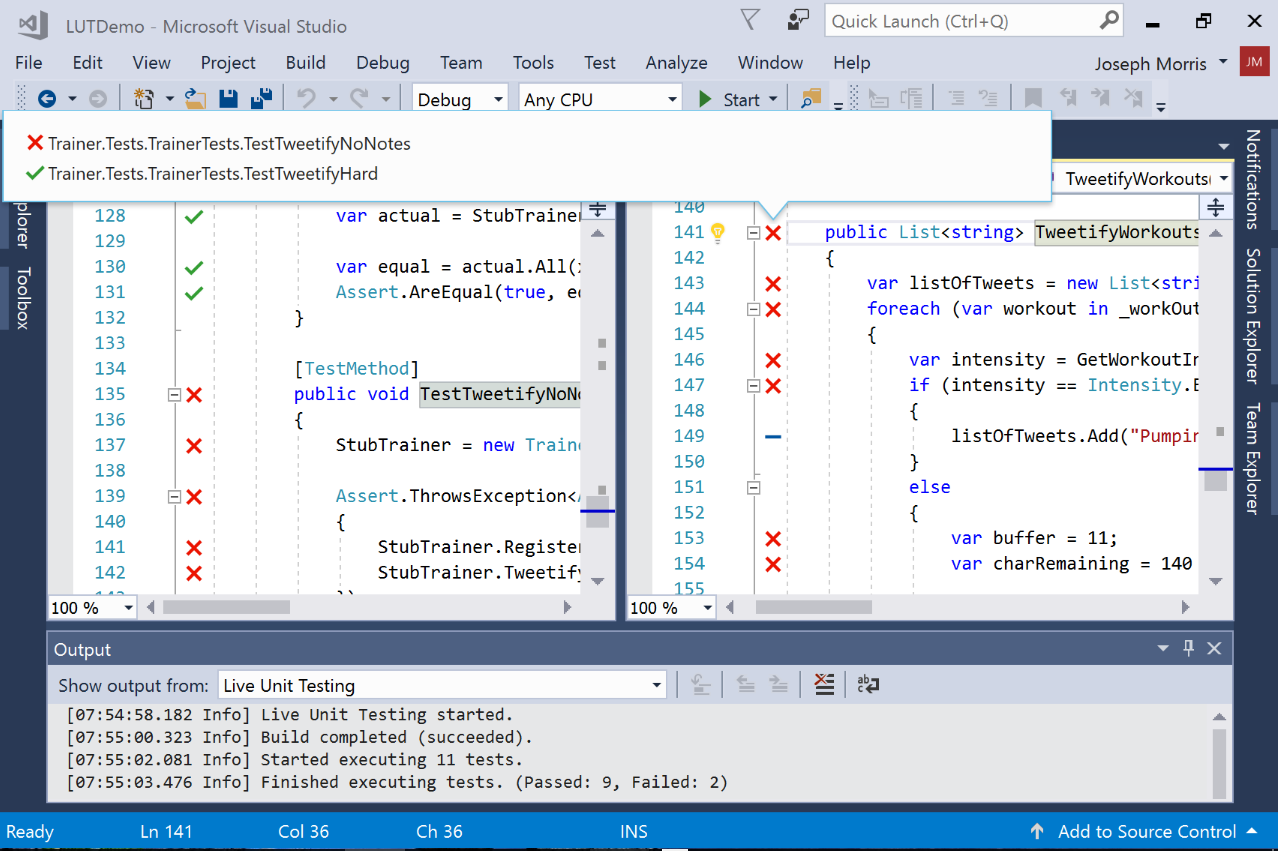 Screenshot Swimlane 2 LUT