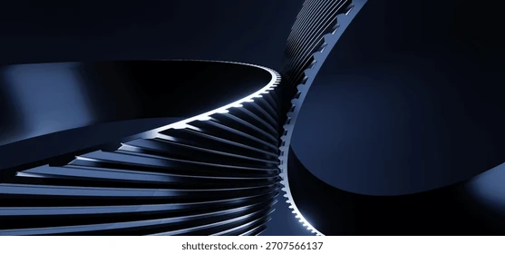Abstract 3d Technology Background Black 260nw 2707566137