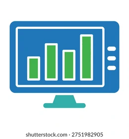 Business Analytics Graph On Computer 260nw 2751982905