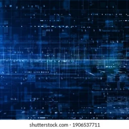 Digital Cyberspace Particles Data Network 260nw 1906537711
