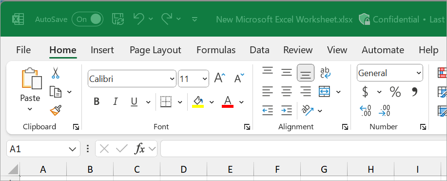 Excel New