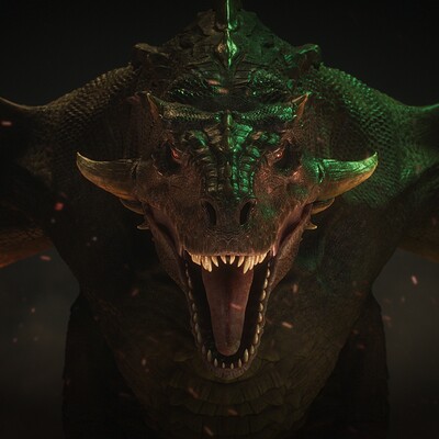 Gael Kerchenbaum Gael Kerchenbaum Dragon 011 Rendergradeashes