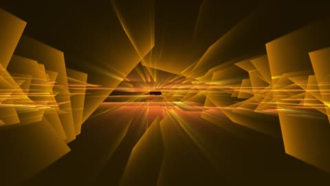 4k Orange Music Festival Neon Background. Seamless Loop