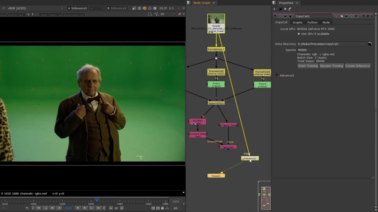 Nuke Copycat Rotoscoping Nodes