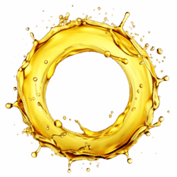 Pngtree Splash Of Olive Or Engine Oil Arranged In A Circle Isolated Png Image_13598930