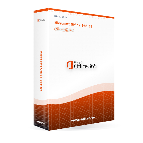 Softvn Box Microsoft Office 365 E1 Dark 500x500