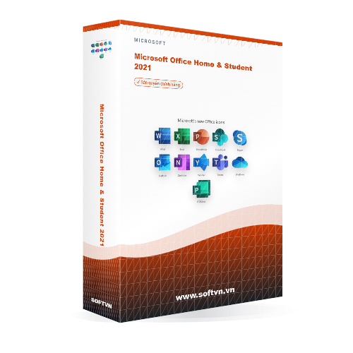 Softvn Box Microsoft Office Home Student 2021 Light 500x500