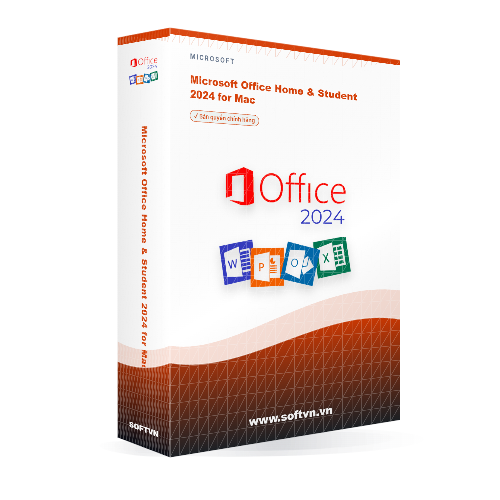 Softvn Box Microsoft Office Home Student 2024 For Mac Light 500x500