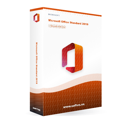 Softvn Box Microsoft Office Standard 2019 Dark 500x500