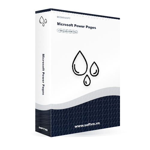 Softvn Box Microsoft Power Pages Dark 500x500
