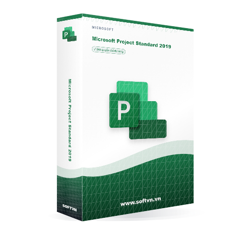 Softvn Box Microsoft Project Standard 2019 Dark 500x500