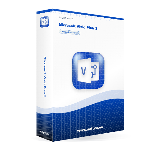 Softvn Box Microsoft Visio Plan 2 Dark 500x500
