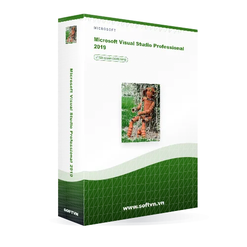 Softvn Box Microsoft Visual Studio Professional 2019 Dark 500x500