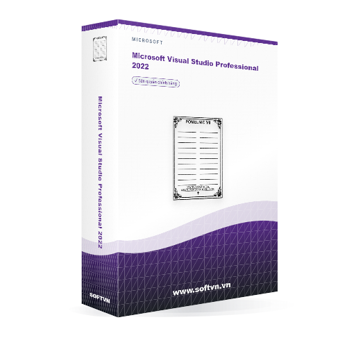 Softvn Box Microsoft Visual Studio Professional 2022 Light 500x500
