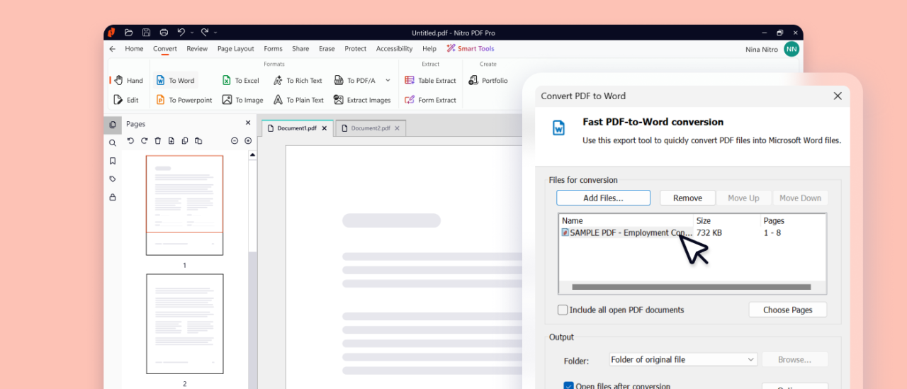 Screenshot Carousel PDF Convert