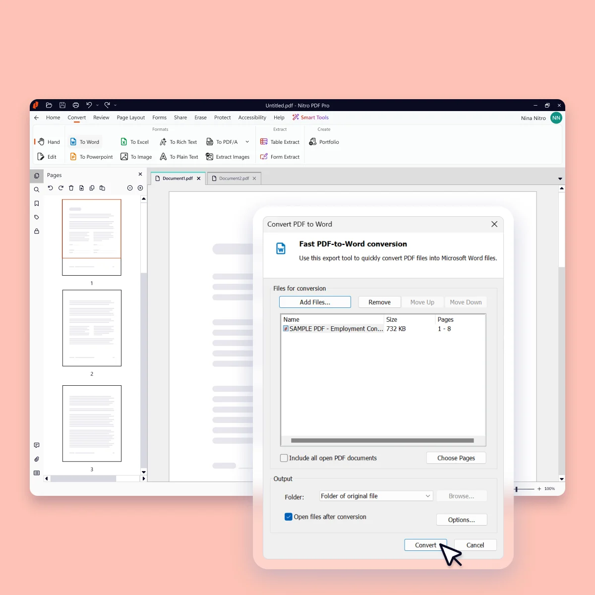 Screenshots PDF Convert