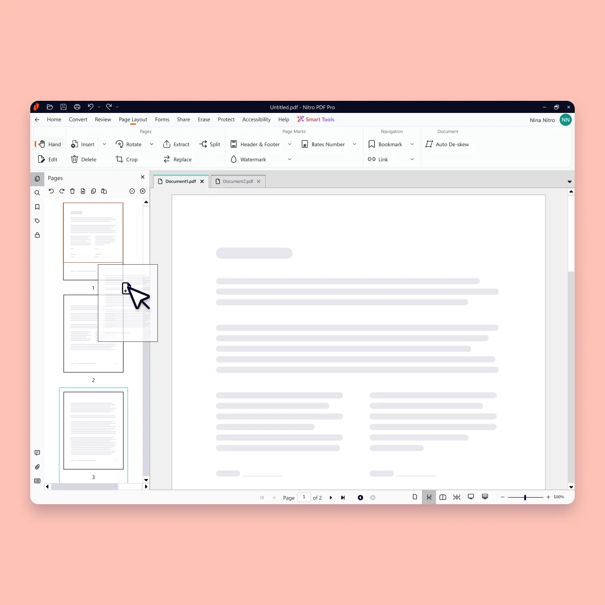 Screenshots PDF Organize