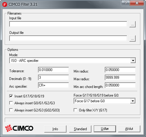 Cimco Filter Setup E1466496485747