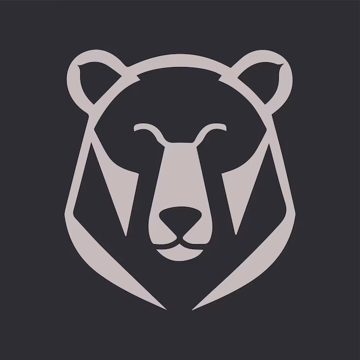 Minimal Modern Clean Bear Logo Simple Logo Template Icon_746614 163
