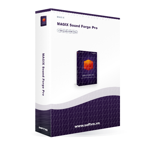 Softvn Box Magix Sound Forge Pro Dark 500x500
